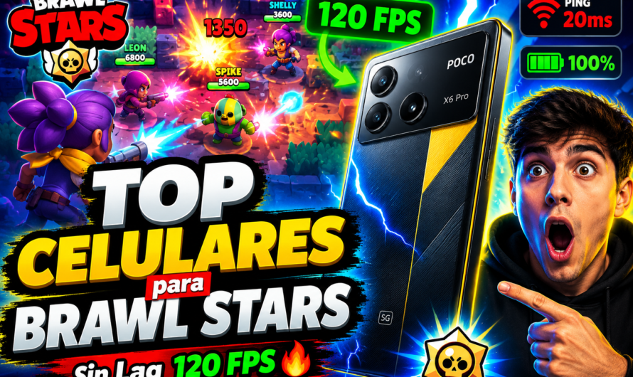 Los Mejores Celulares para Jugar Brawl Stars sin Lag en 2026